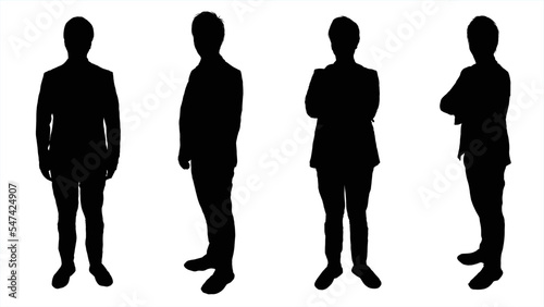 silhouette black white man acting gesturing pose