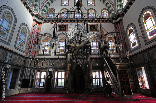 Ayazma Mosque, located in Üsküdar district in Istanbul, was built by Sultan III in 1760-1761. It was built by Mustafa in the name of his mother Mihrişah Emine Sultan and his brother Şehzade Süleyman. photo