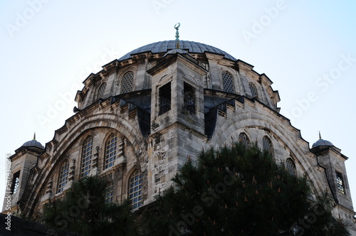 Ayazma Mosque, located in Üsküdar district in Istanbul, was built by Sultan III in 1760-1761. It was built by Mustafa in the name of his mother Mihrişah Emine Sultan and his brother Şehzade Süleyman. photo