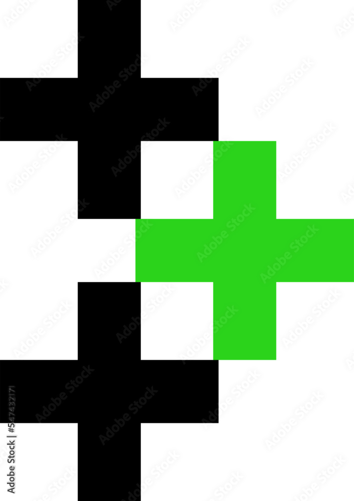 Obraz premium Geometric Memphis Retro Shape