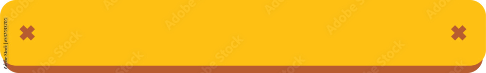 Obraz premium Cute Title Box Vector