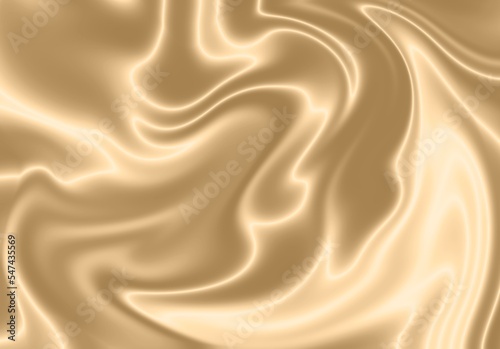 Luxury silk background gold effect wallpaper waves metallic fabric illustration photo