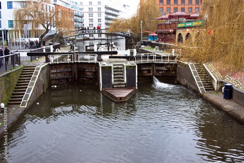 Camden Town, view of Camden Lock, London, UK. photo