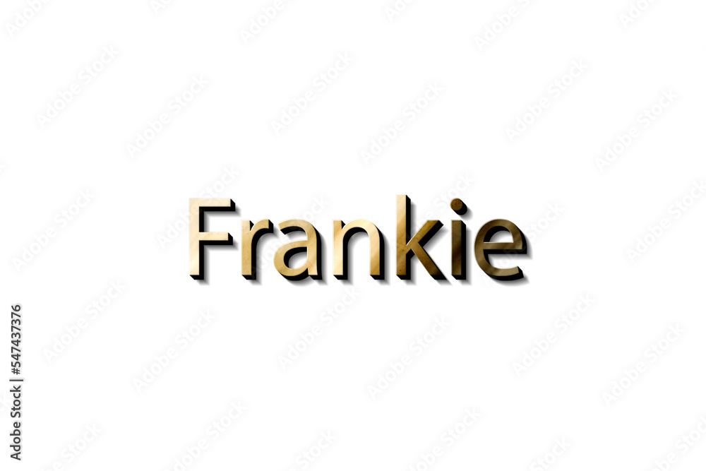 FRANKIE 3D NAME FRANKIE 3D NAME