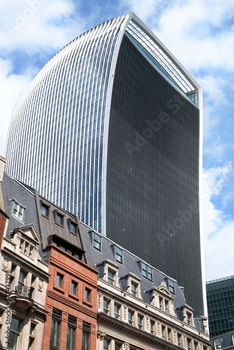 Sticker Walkie Talkie Building, London, UK.