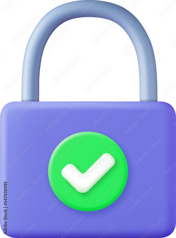 Yellow locked padlock icon with white check symbol Yellow locked padlock icon with white check symbol