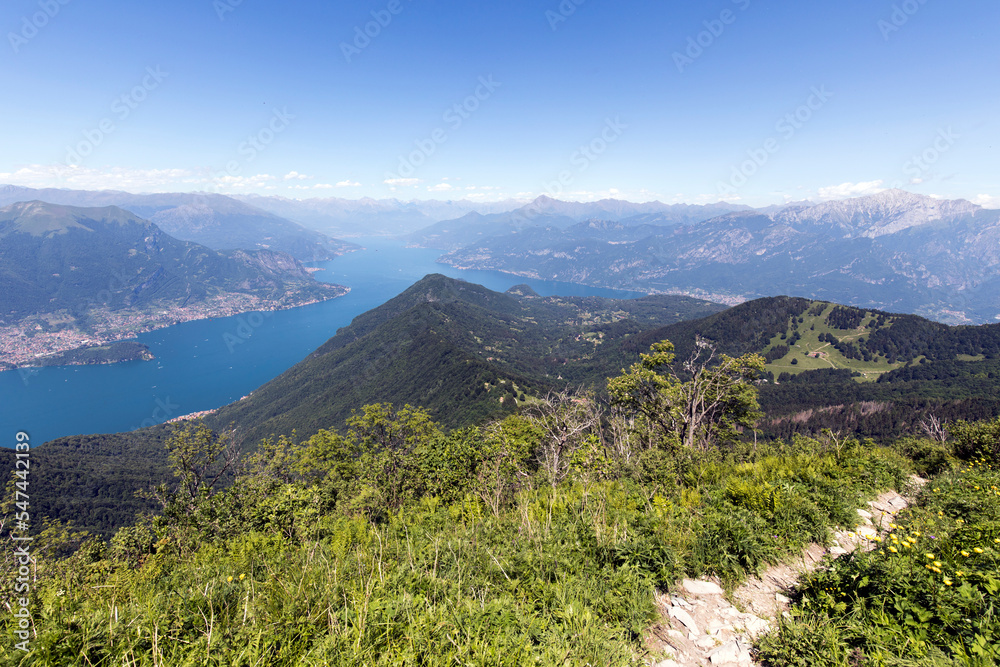 lake view from Monte San Primo