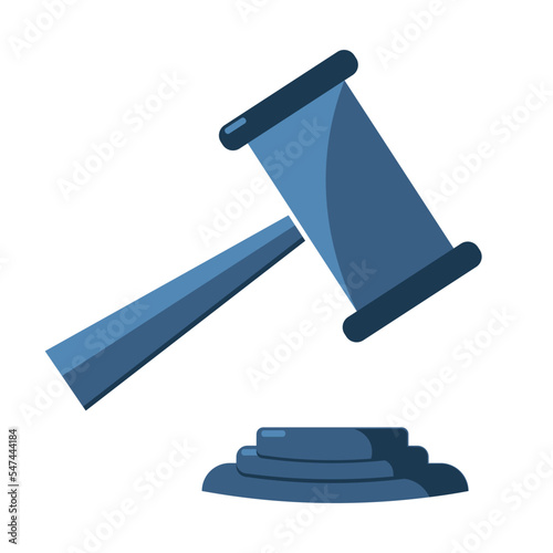 the hammer icon of the judge or auctioneer