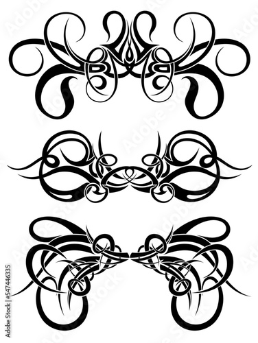 Tribal Pattern set. Tribal Tattoo Pattern