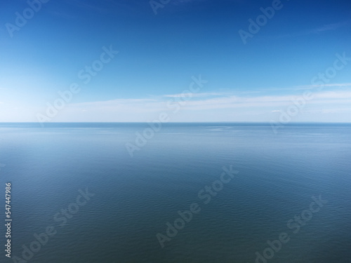 seascape view across a calm sea in england