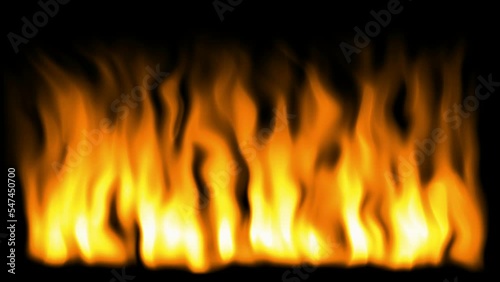 video bonfire in motion black background
