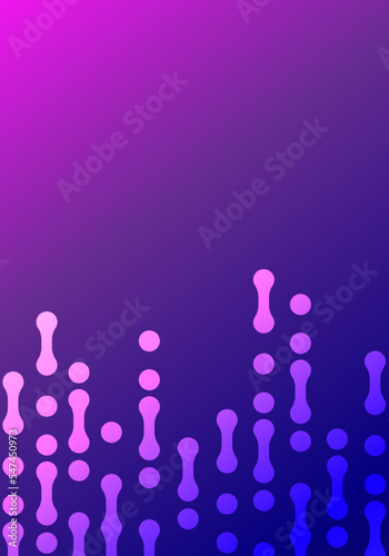Abstract background purple shaped like water droplets flowing upward