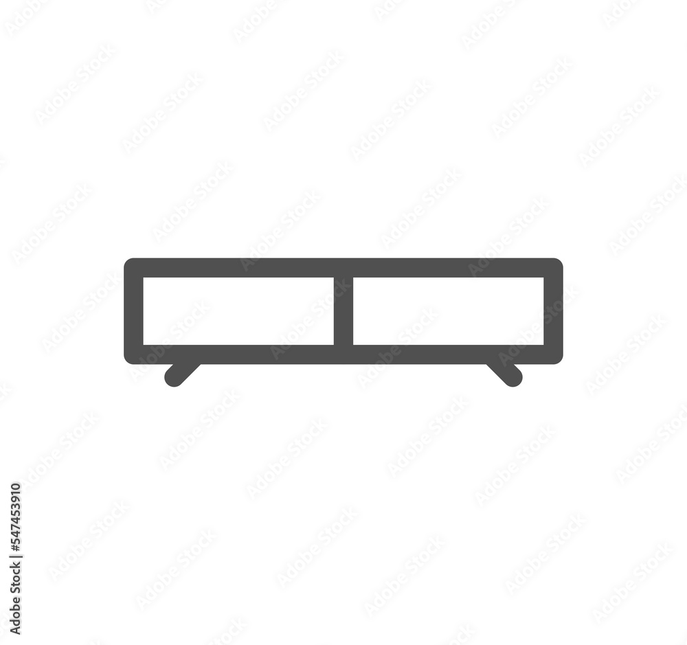 Furniture and household icon outline and linear symbol.
Furniture and household icon outline and linear symbol.