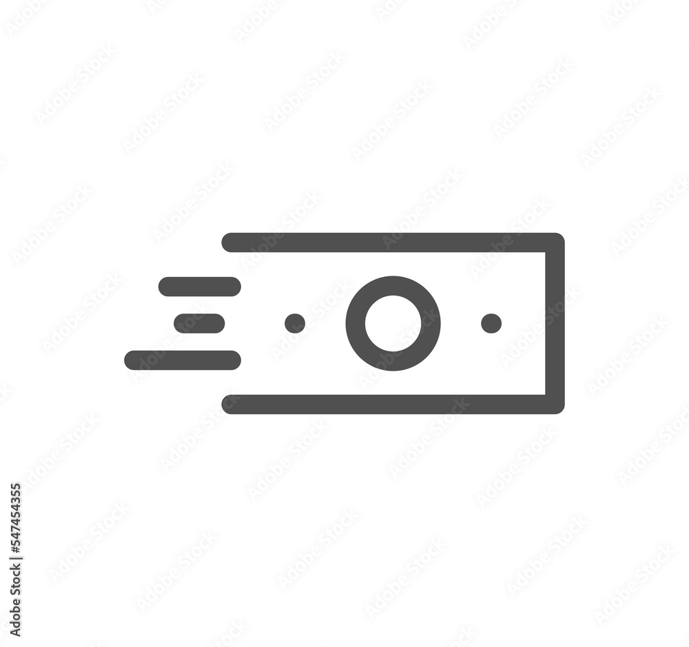 Money and finance icon outline and linear symbol.
Money and finance icon outline and linear symbol.