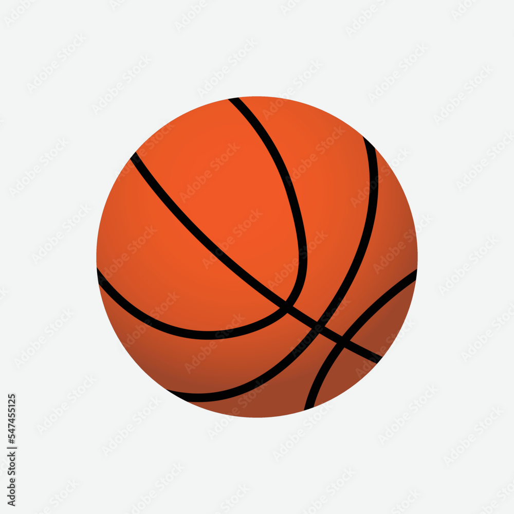 Basketball Ball Icon. Sport Concept. - Vector