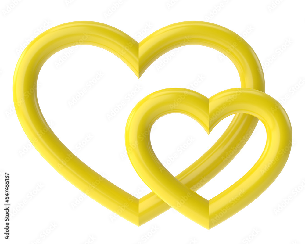 3D heart. Valentine card decoration. 3D illustration. 3D heart. Valentine card decoration. 3D illustration.