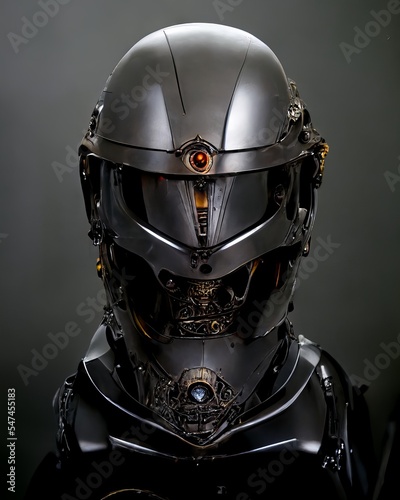 Robots. Futuristic interpretation Future 2025.