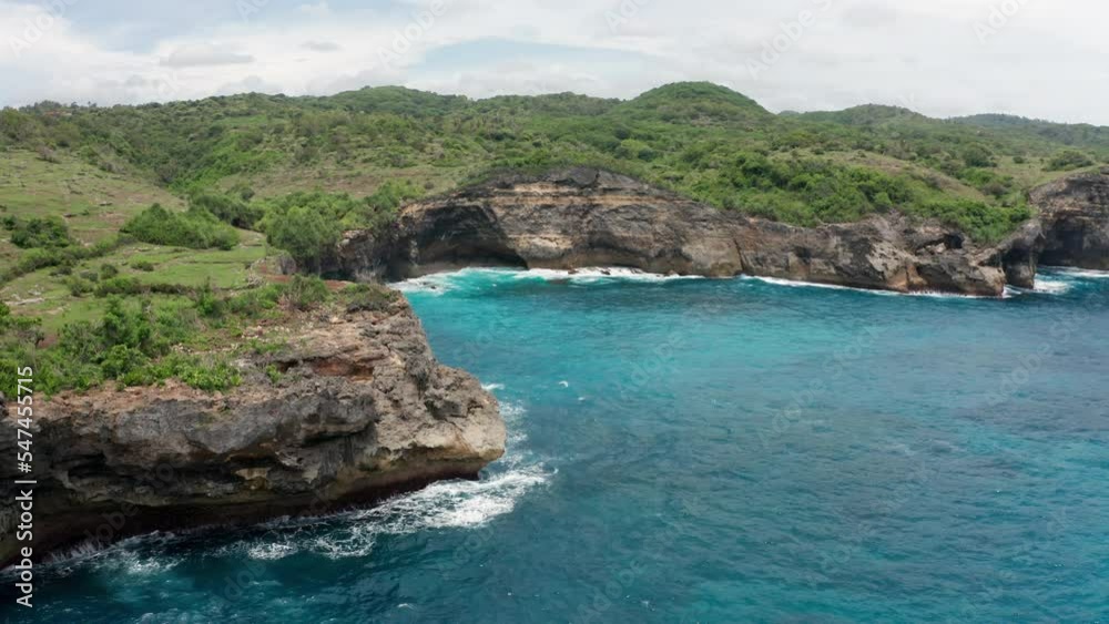 Aerial view of Penida Island, Indonesia Aerial view of Penida Island, Indonesia