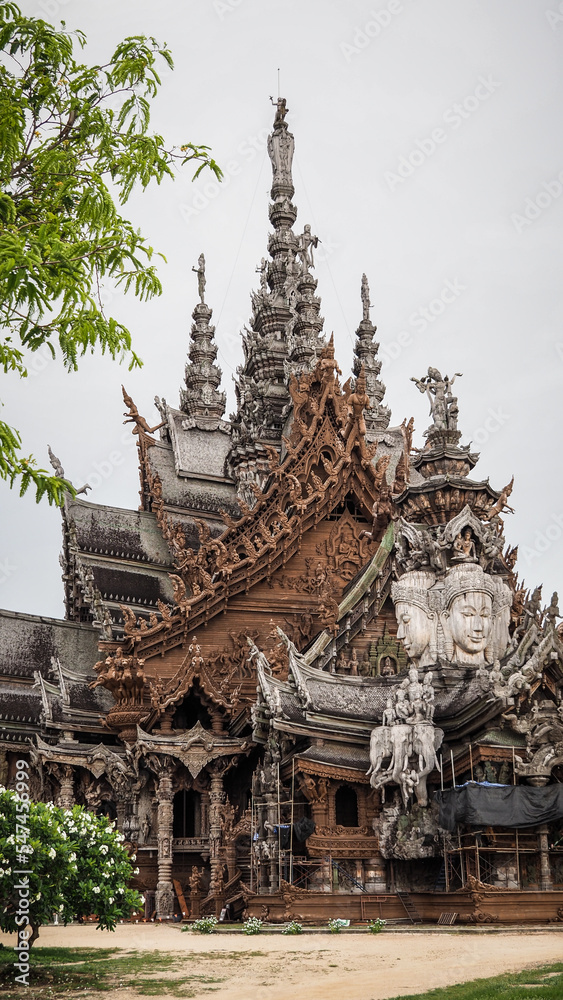 The temple of the truth in Pattaya, Thailand