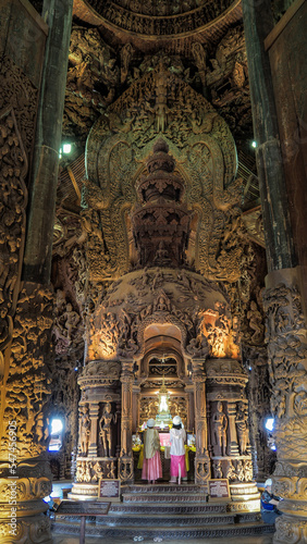 The temple of the truth in Pattaya, Thailand © Jakub