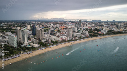 The aerial views of Pattaya in Thailand © Jakub