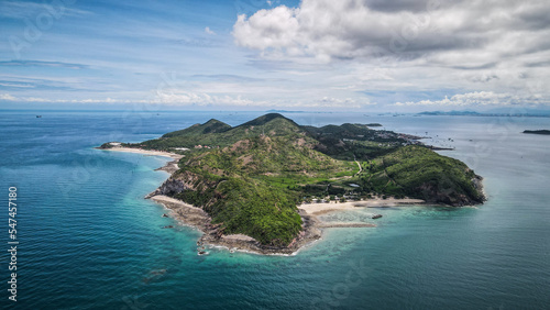 The aerial views of Koh Larn Island in Thailand © Jakub