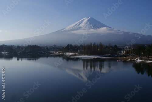 View of Mt. Fuji at the Kawaguchiko lake