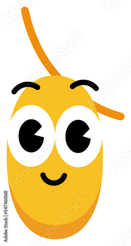 Date Plam face cute with white stroke