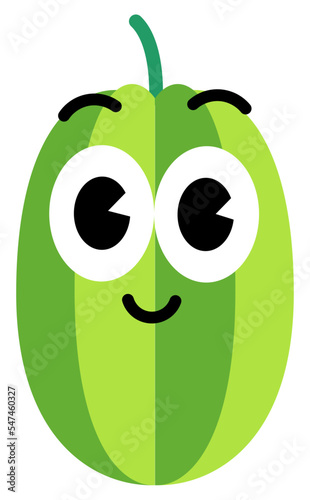 Star apple face cute with white stroke