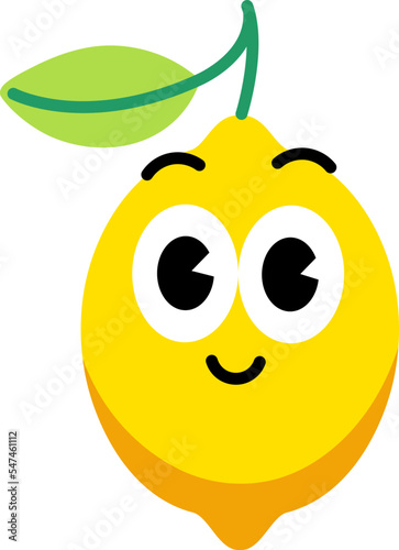 Lemon face cute 
