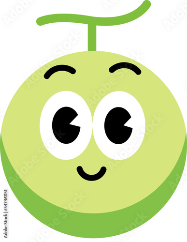 Melon face cute 