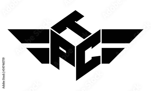 TPC three letter gaming logo in polygon cube shape logo design vector template. wordmark logo | emblem logo | monogram logo | initial letter logo | sports logo | minimalist logo | typography logo |