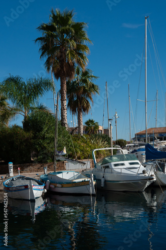 Boote in der Marina von Le Lavandou
