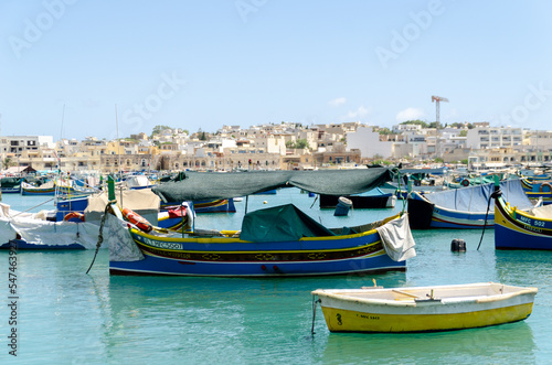 Fishing boats in Marsaxlokk, Malta