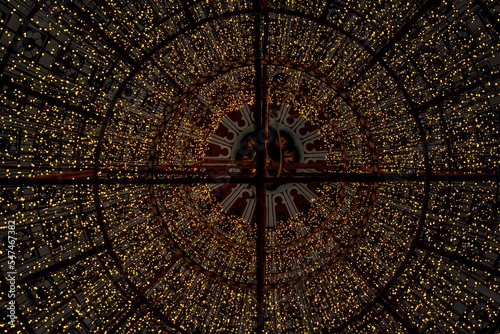 Glitter lights background. Christmas and New Year concept.
