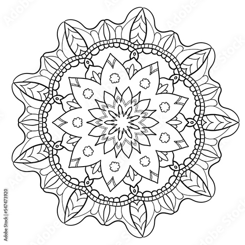 spiritual symbol round ornament