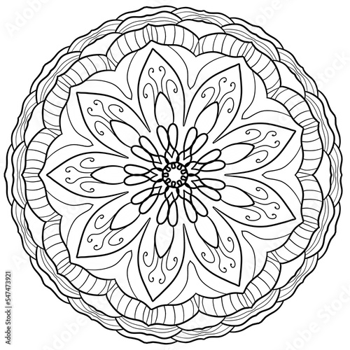 spiritual symbol round ornament