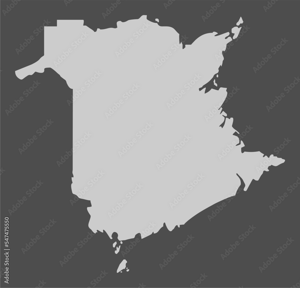 New Brunswick map icon