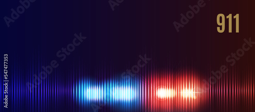 Background for the visualization of a call to the rescue service 911 in realistic style for printing and decoration.Vector illustration.