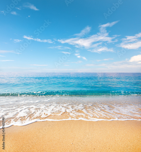 Beautful tropical sea and sandy beach