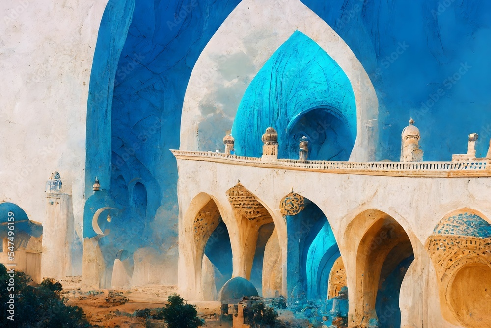 Illustrated 3D rendered design of colorful buildings representing the