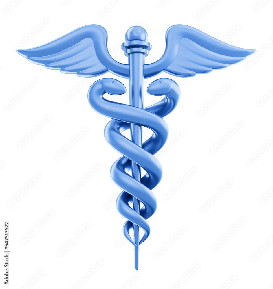 The Caduceus Emblem. A symbol of the ancient greek god Hermes is formed from two snakes which are winding around a winged staff. 3D rendering graphics isolated on transparent background. The Caduceus Emblem. A symbol of the ancient greek god Hermes is formed from two snakes which are winding around a winged staff. 3D rendering graphics isolated on transparent background.