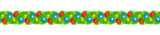 Kolorowa girlanda świąteczna dekoracja colorful Christmas garland decoration