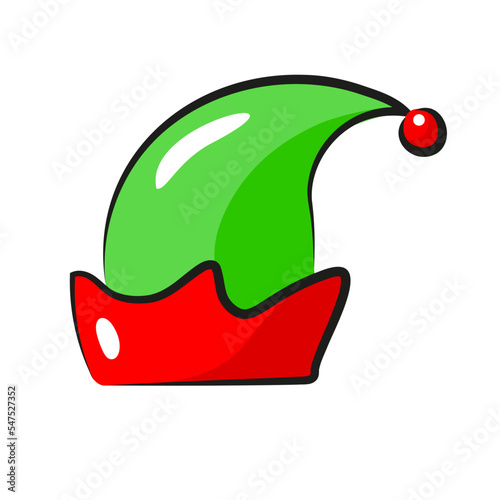 Czapka elfa ilustracja elf hat 