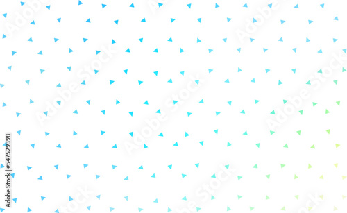 Light Blue, Green vector gradient triangles template.