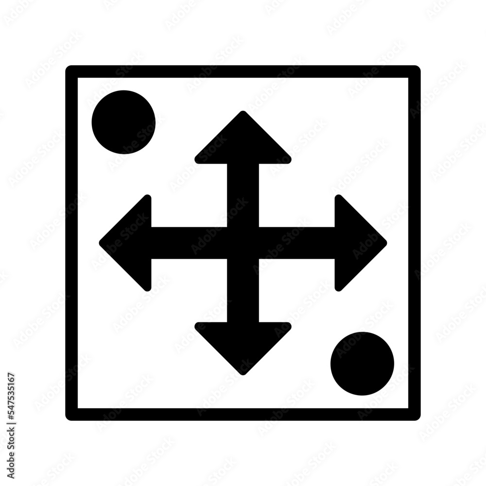 Obraz premium Move Option Icon