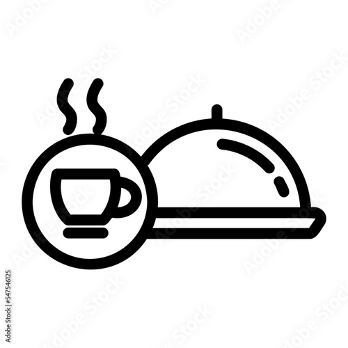 dinner and coffe icon