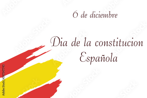 Spain Independence Day Vector Design Template