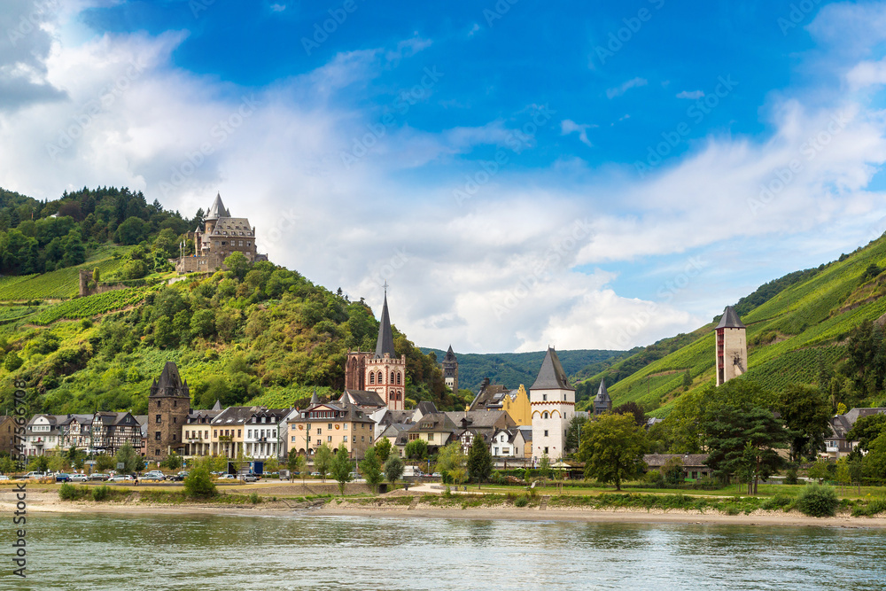 Romantic castles in Rhine valley