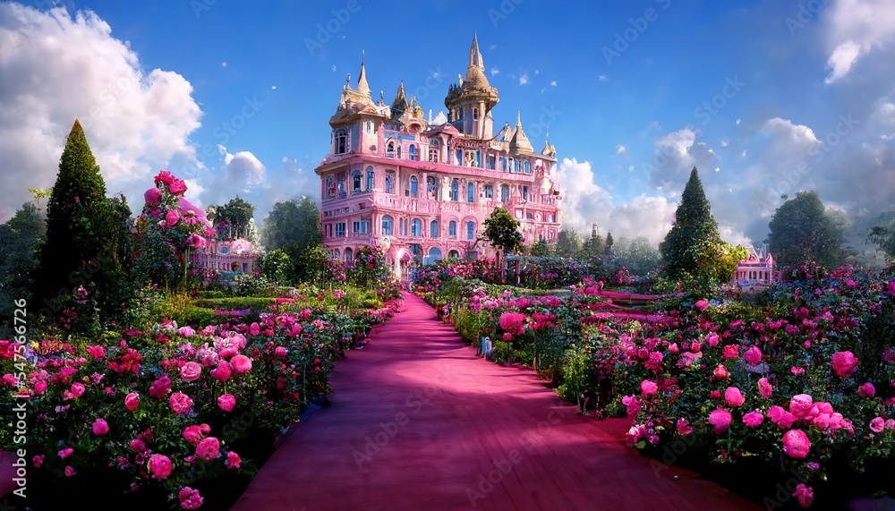 Victorian-style royal palace that looks like it was from a fairy tale ...